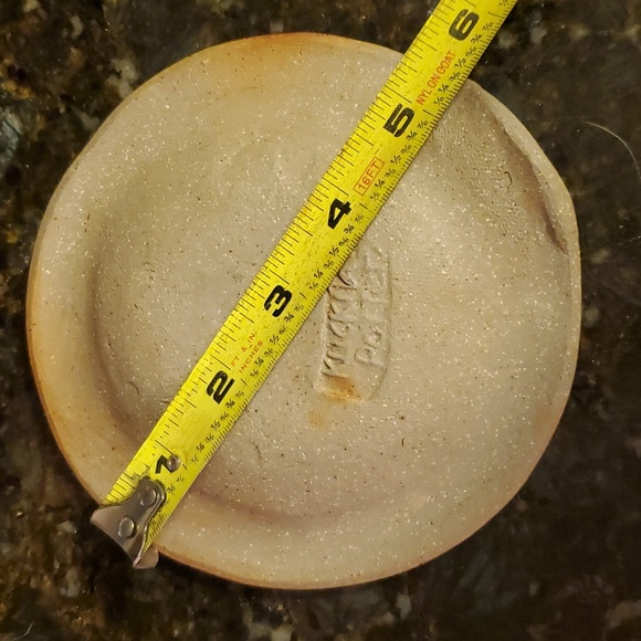 Klickitat Studio Art Pottery Signed Swick Round  Trinket Dish Desert Colors USA - Picture 2 of 4